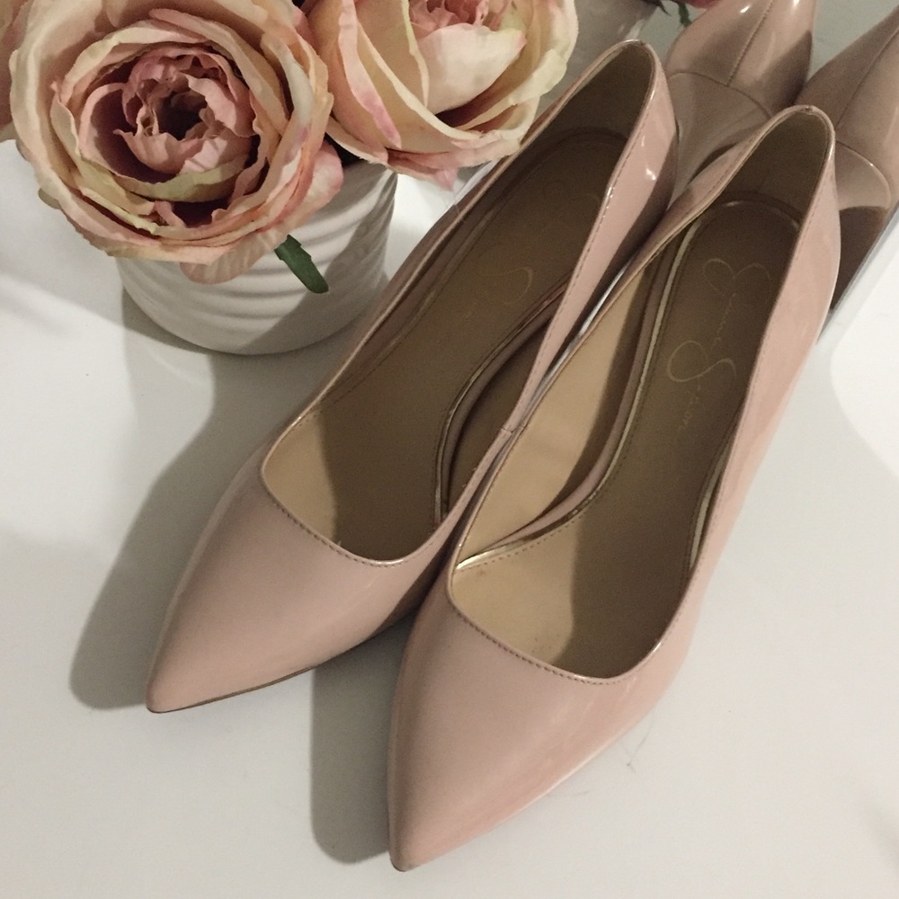 Jessica Simpson Patent Pumps
